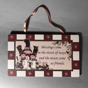 Small "Friend Blessings" Sign